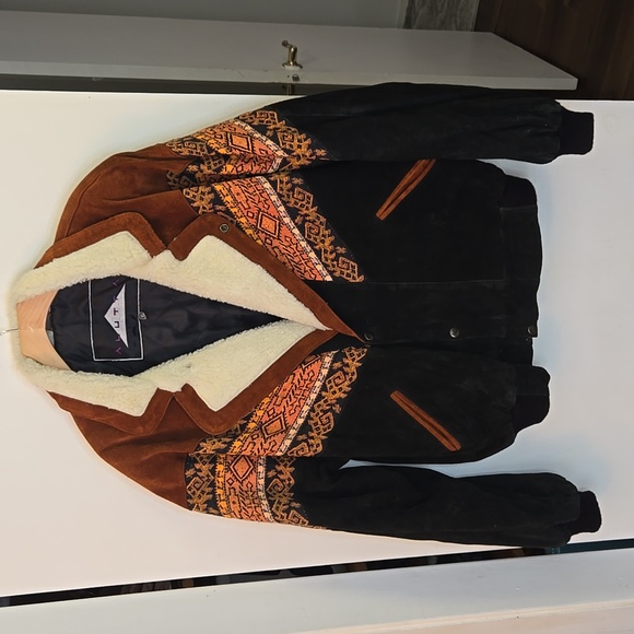 Alutta Other - Vintage Suede Navajo Bomber Jacket